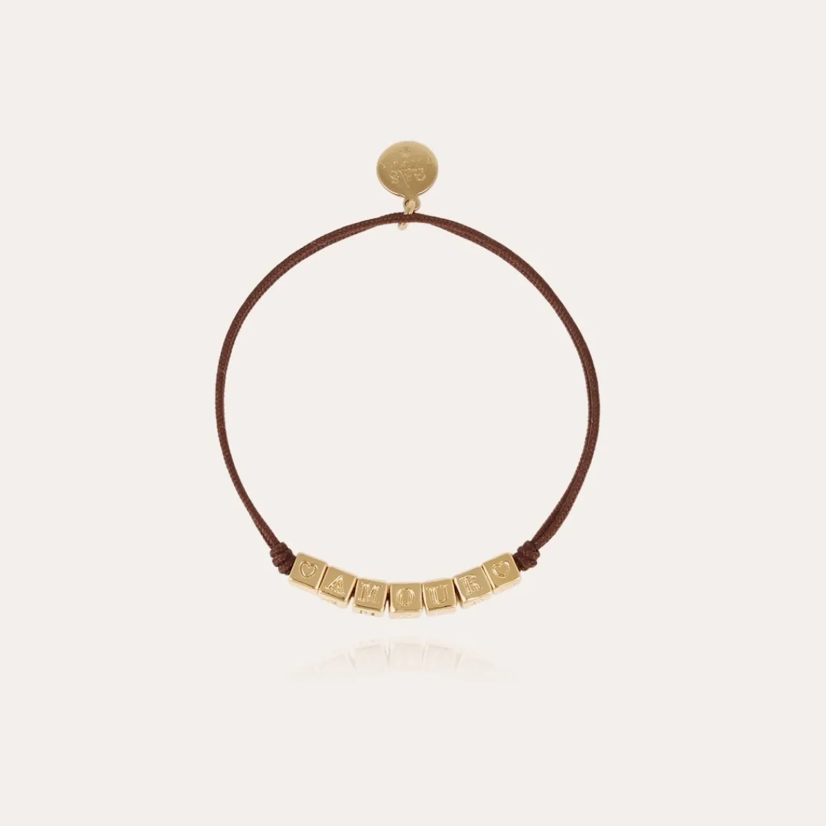 Cheap Gas Bijoux Amour bracelet gold Brown