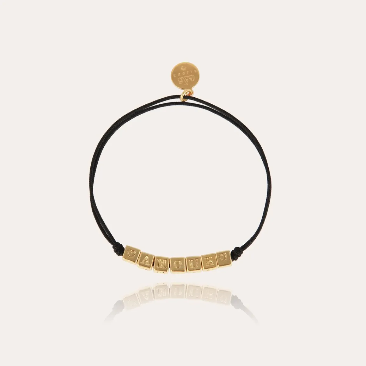 Discount Gas Bijoux Amour bracelet gold Black