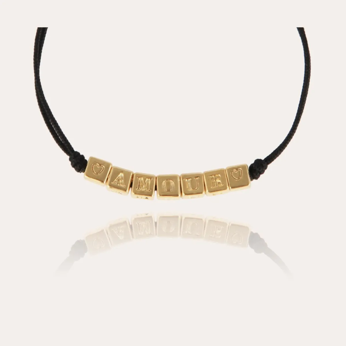 Discount Gas Bijoux Amour bracelet gold Black