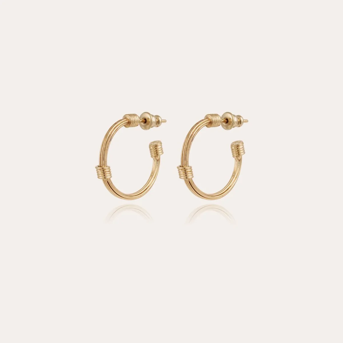 Cheap Gas Bijoux Ariane hoop earrings mini gold NOCOLOR