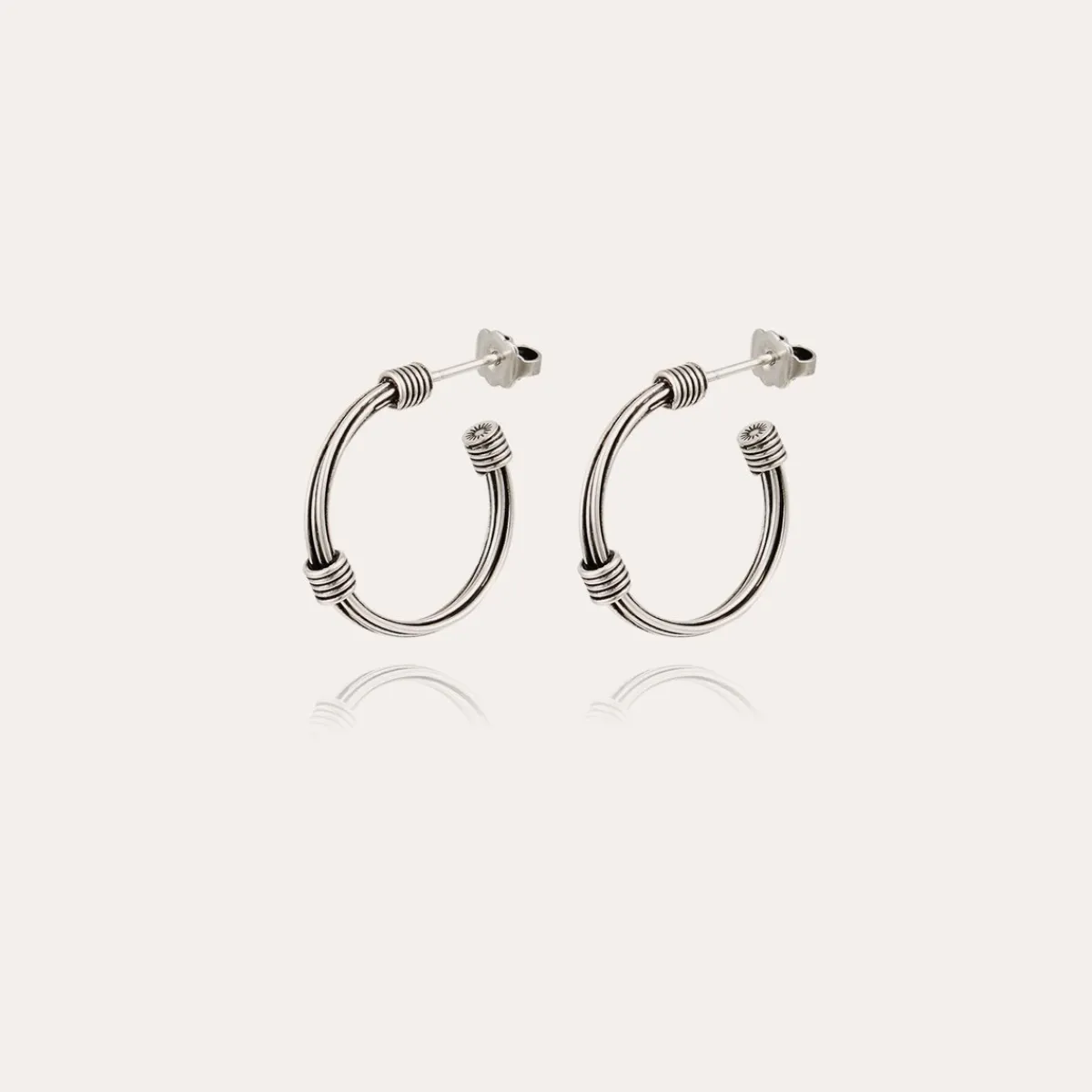 Online Gas Bijoux Ariane hoop earrings mini silver NOCOLOR