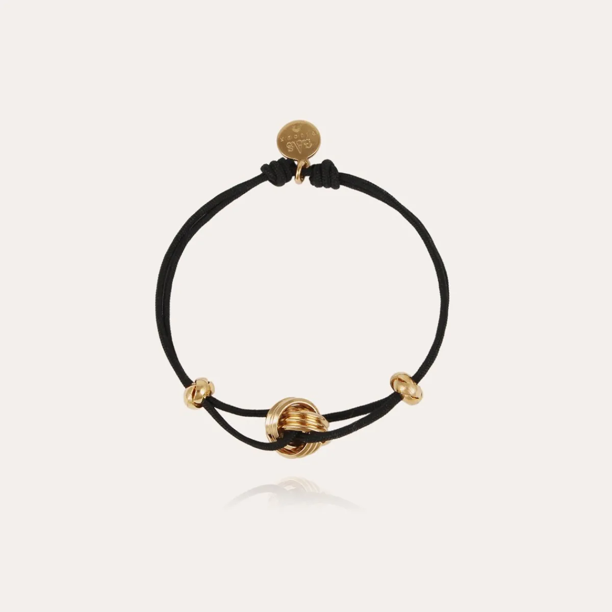 Outlet Gas Bijoux Atik bracelet gold Black