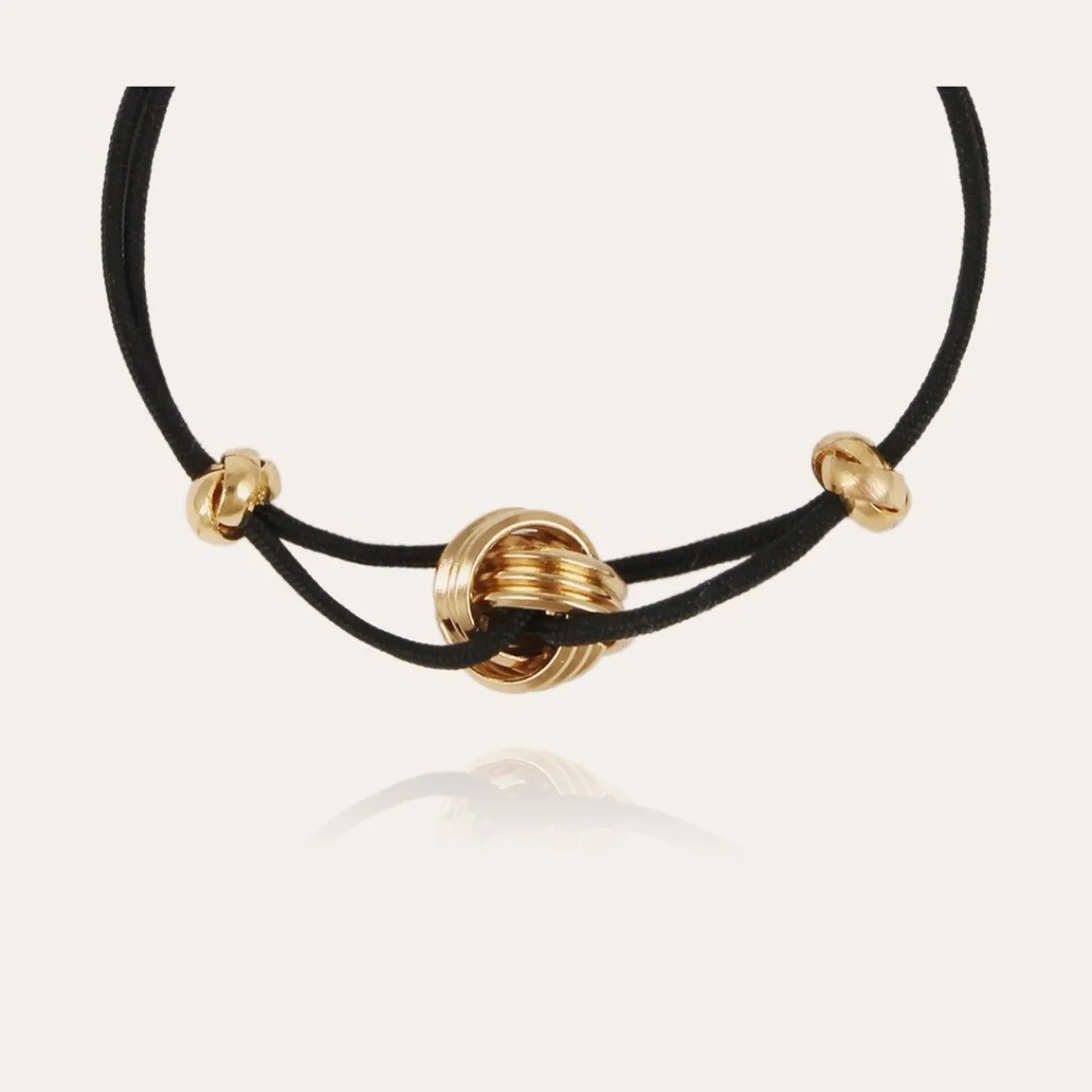 Outlet Gas Bijoux Atik bracelet gold Black