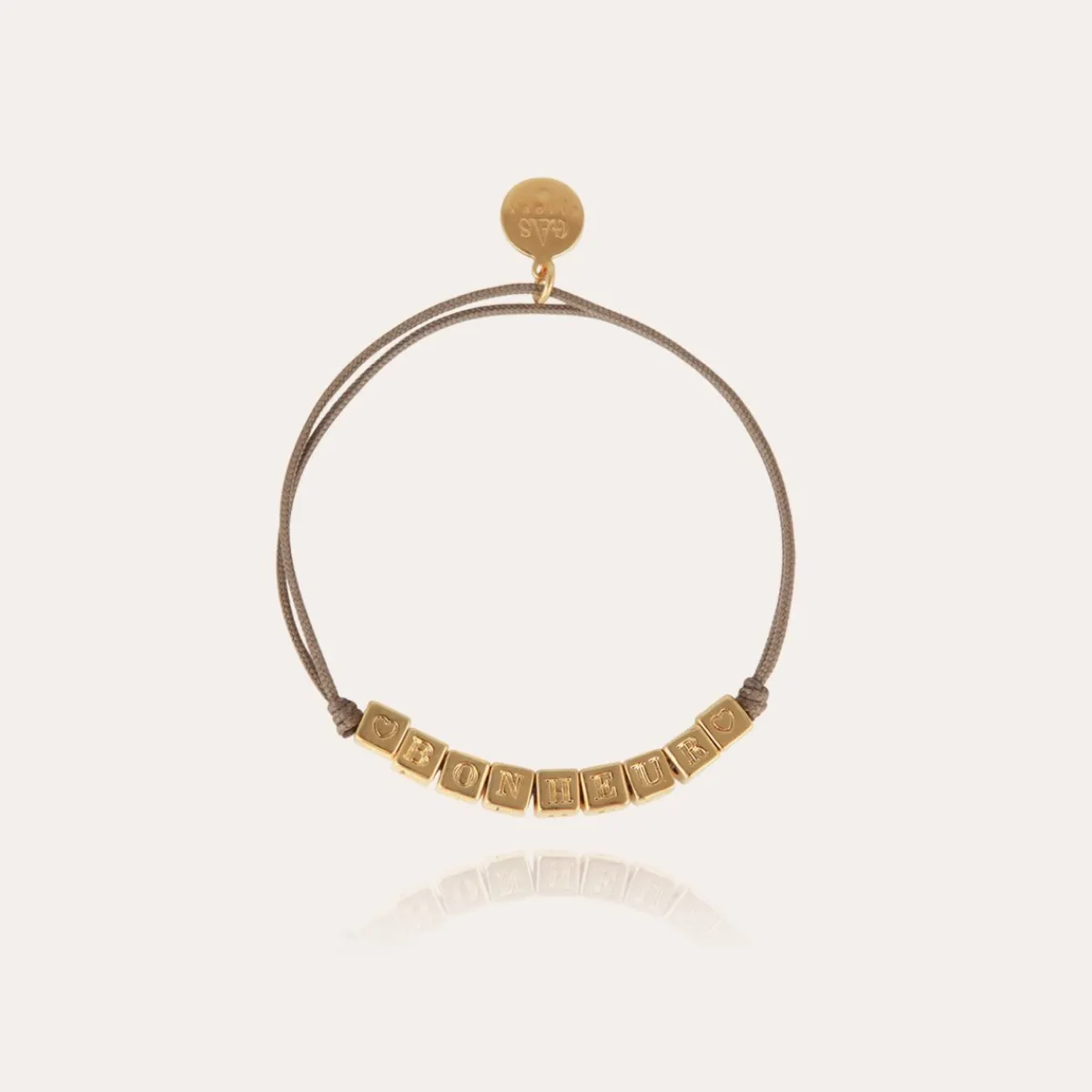 Discount Gas Bijoux Bonheur bracelet gold Taupe