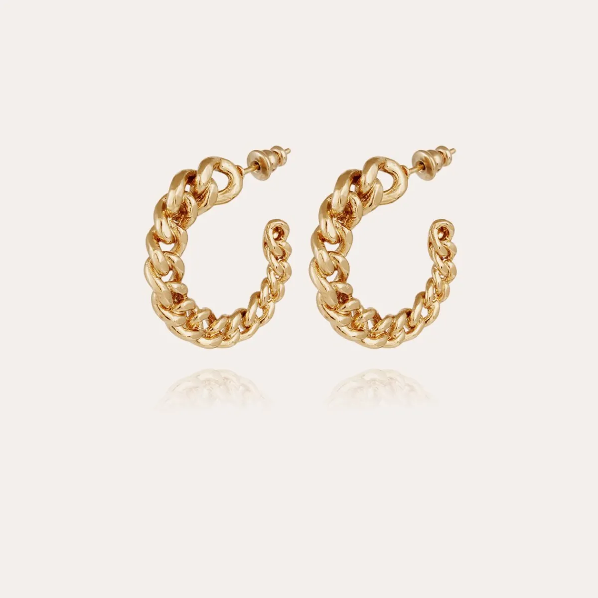 Cheap Gas Bijoux Bronxy hoop earrings gold NOCOLOR