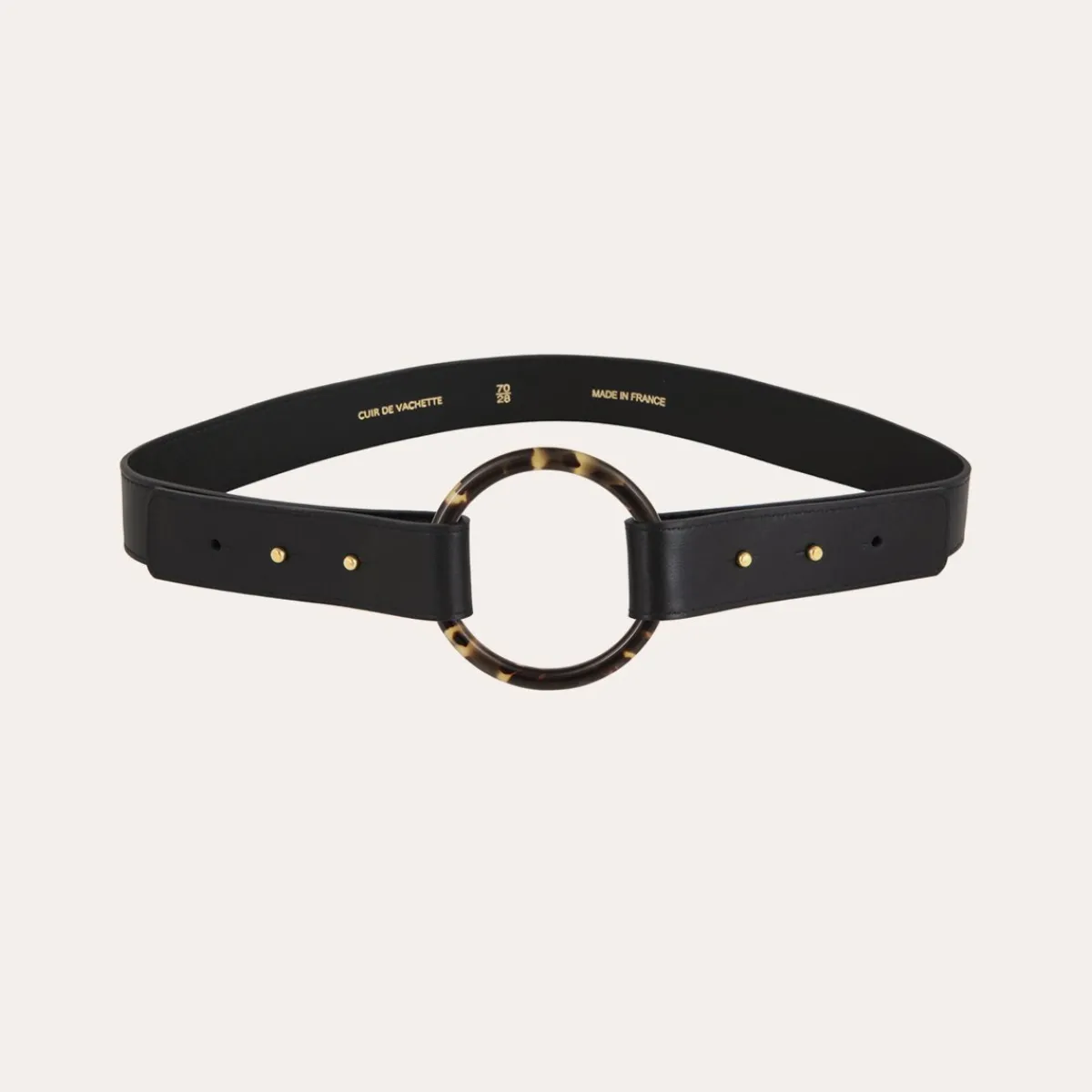 Shop Gas Bijoux Caftan belt gold Black