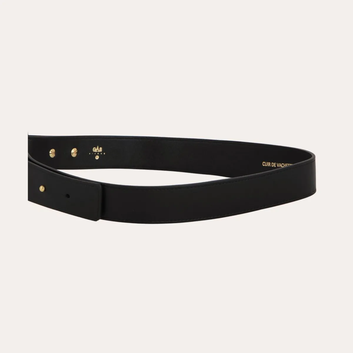 Shop Gas Bijoux Caftan belt gold Black