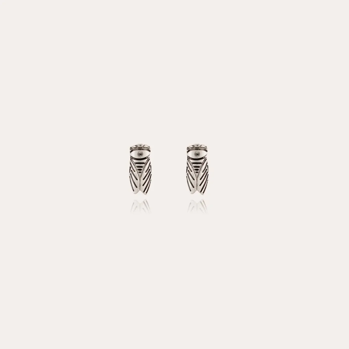 Best Gas Bijoux Cigale studs earrings silver NOCOLOR