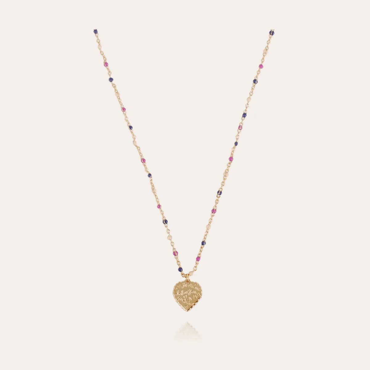 Sale Gas Bijoux Coeur kids necklace gold Multicolor