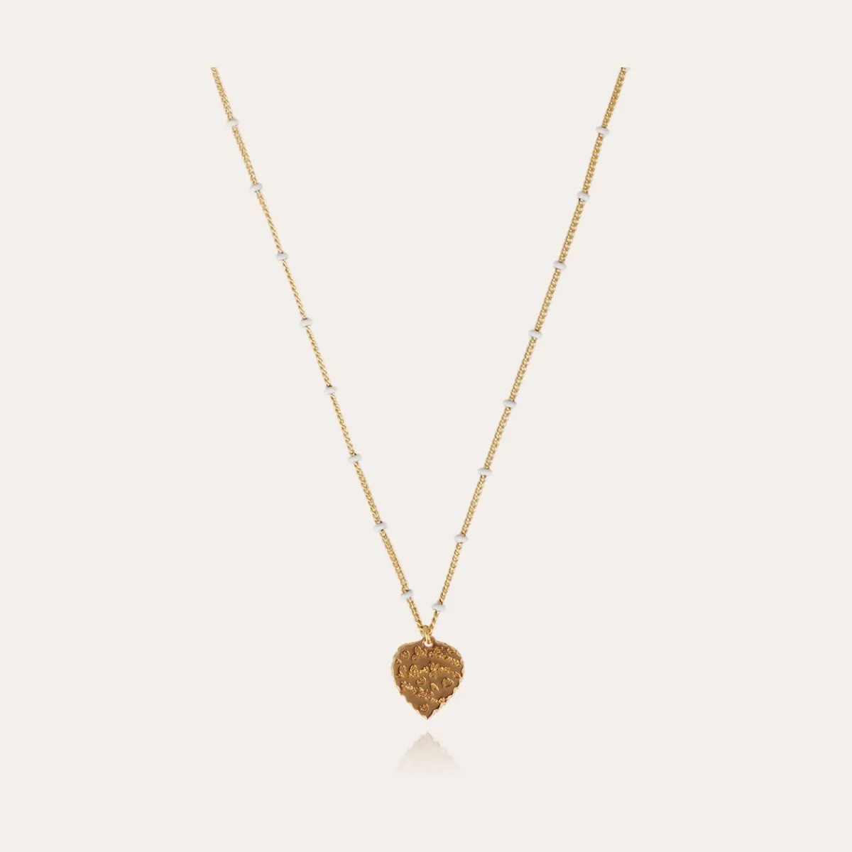 Hot Gas Bijoux Coeur kids necklace mini gold NOCOLOR