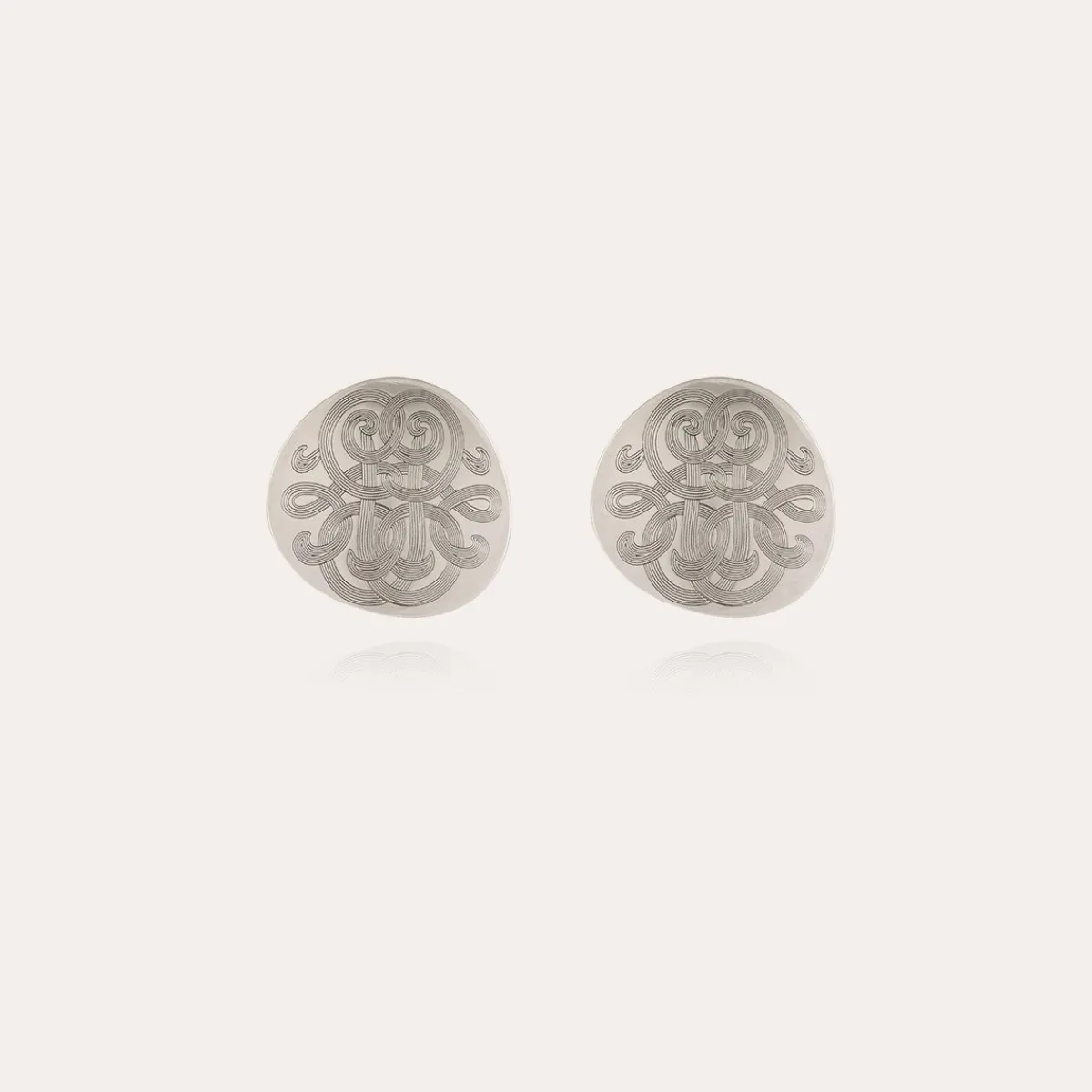 Outlet Gas Bijoux Diva studs earrings small size silver NOCOLOR