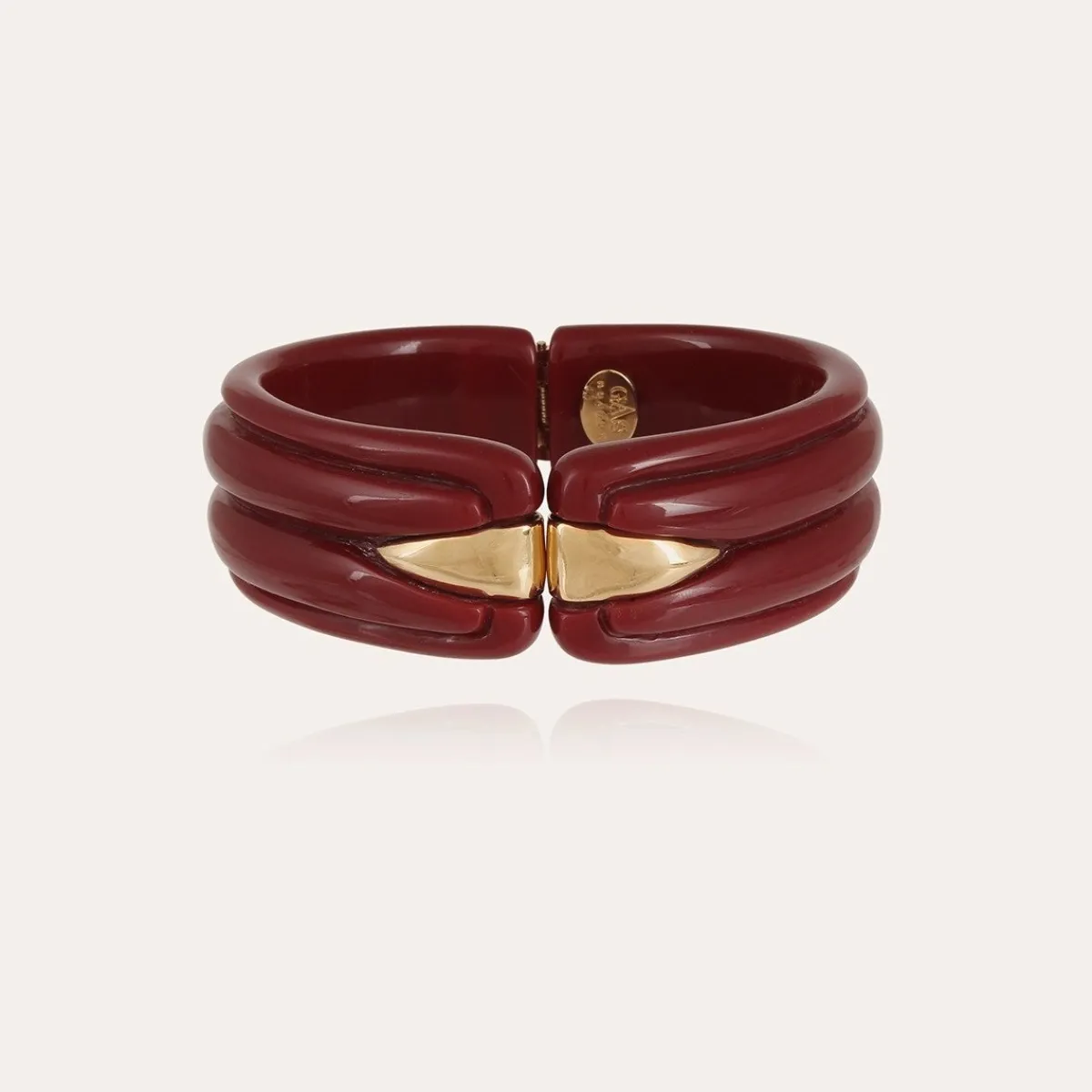 Outlet Gas Bijoux Ecume bracelet acetate gold - Red