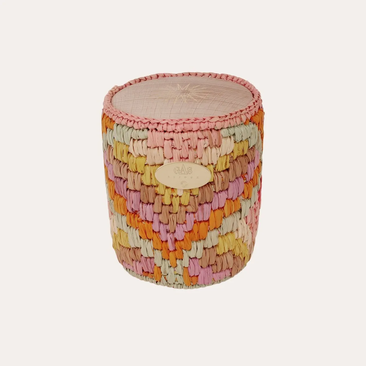 Store Gas Bijoux Ensoleille Moi candle raffia Pastelraffia