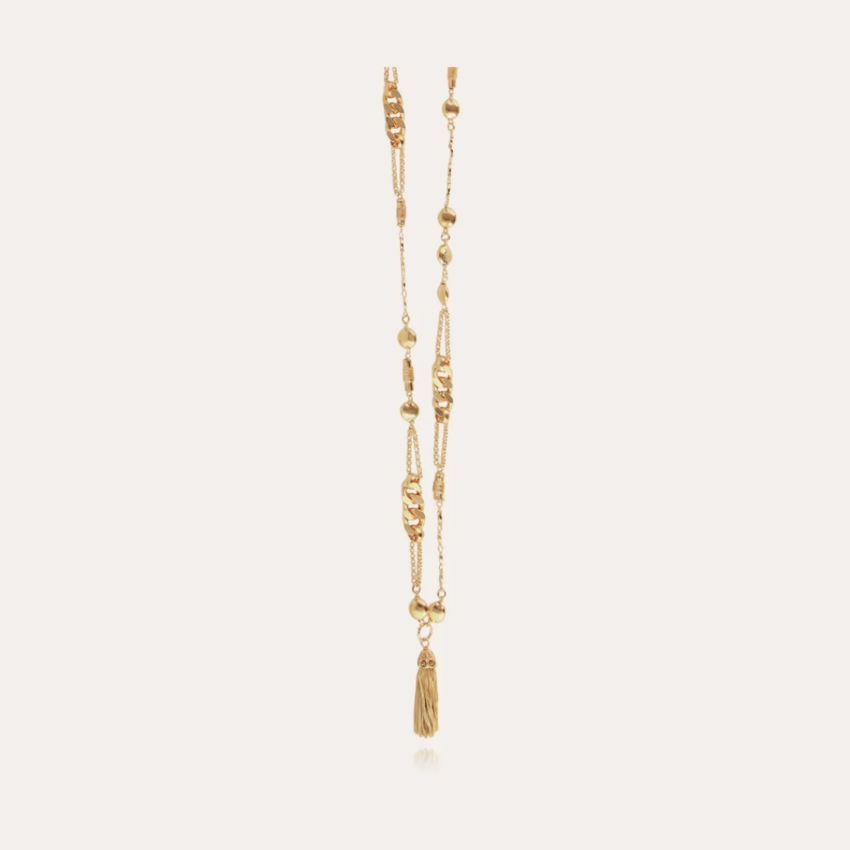 Hot Gas Bijoux Filou long necklace gold NOCOLOR