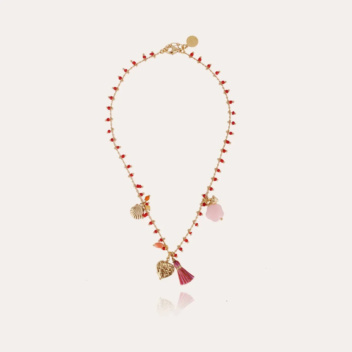 Online Gas Bijoux Gipsy Charms kids necklace gold Raspberry