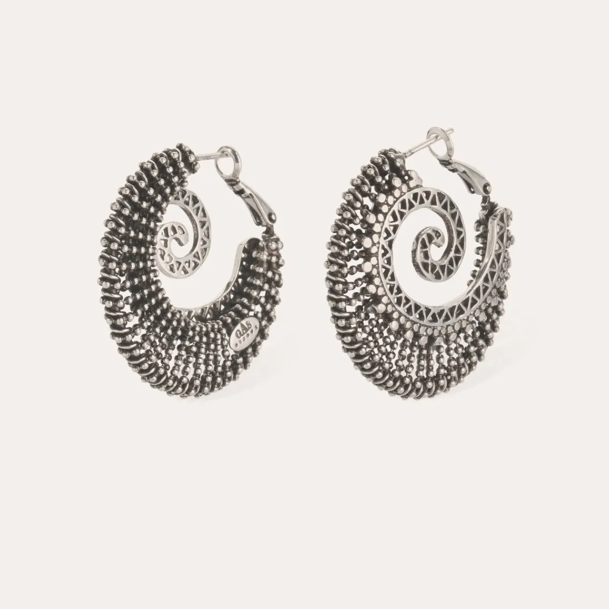 Cheap Gas Bijoux Izzia earrings large size silver NOCOLOR