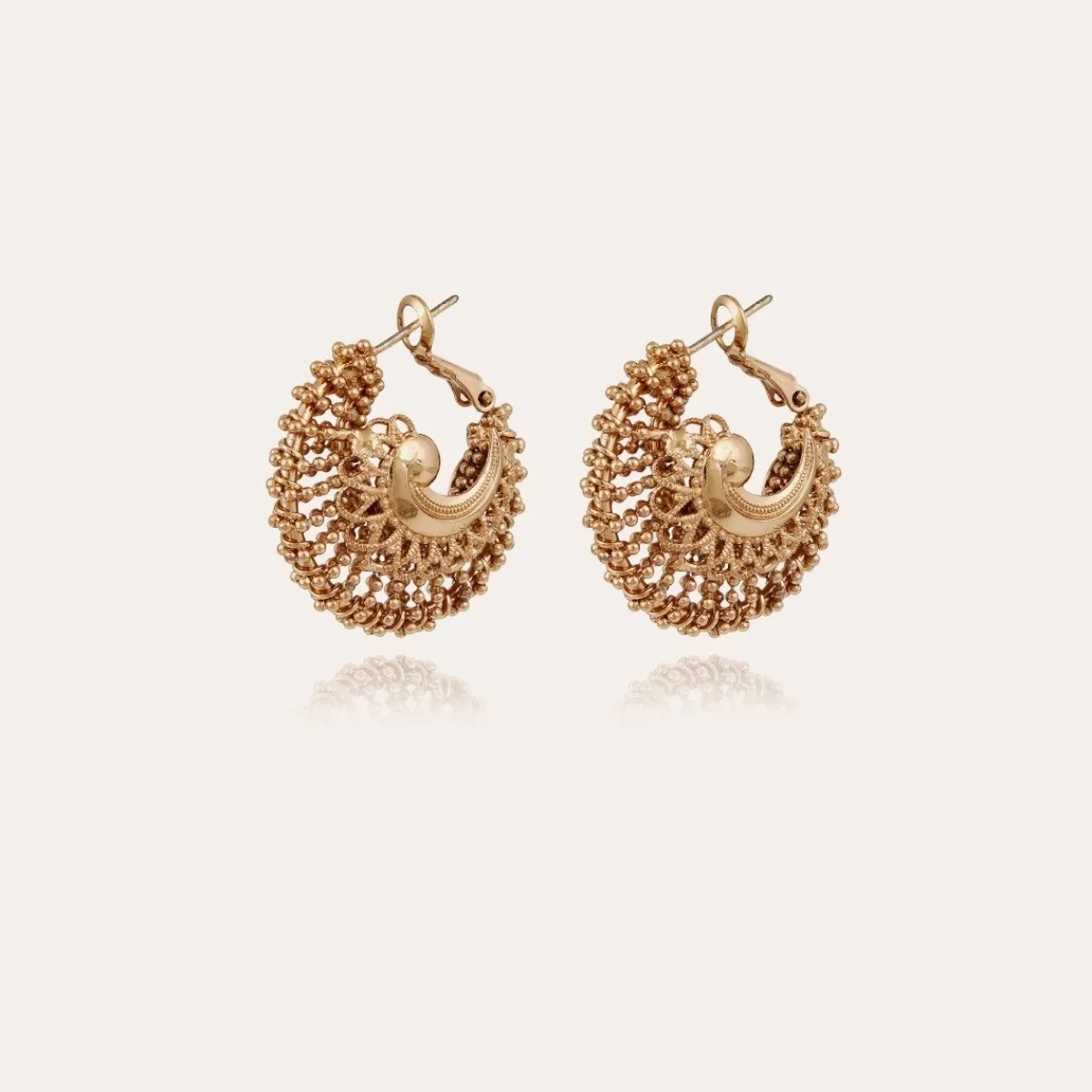 Hot Gas Bijoux Izzia earrings small size gold NOCOLOR