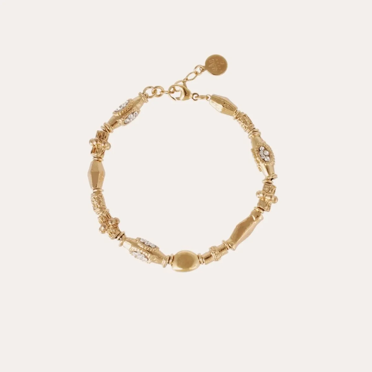 Discount Gas Bijoux Kali strass bracelet gold Crystal