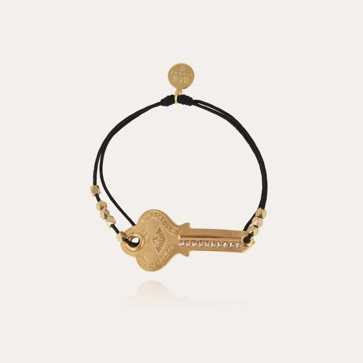 Discount Gas Bijoux Lancelot bracelet gold Black