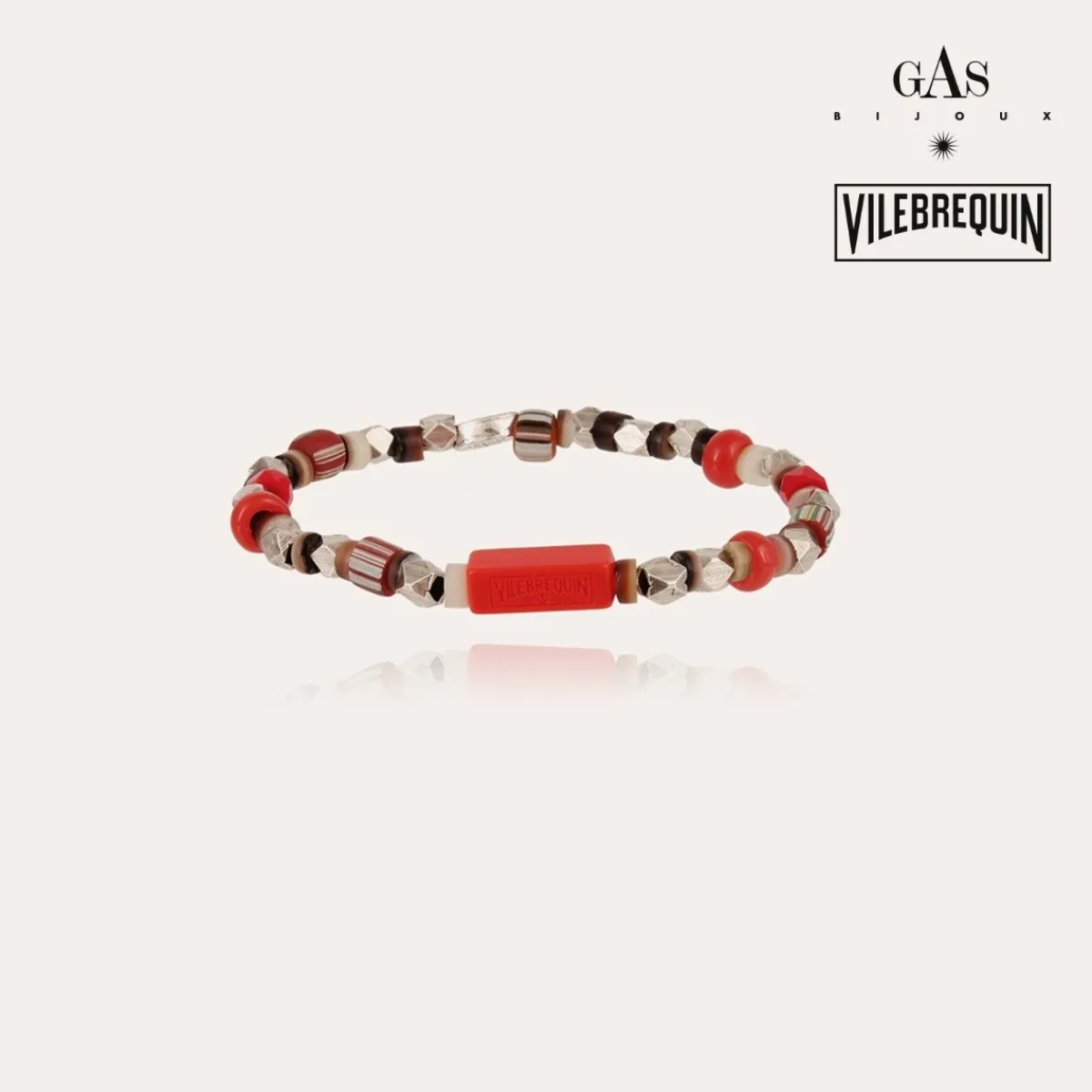 New Gas Bijoux Leon Vilebrequin bracelet silver Poppy