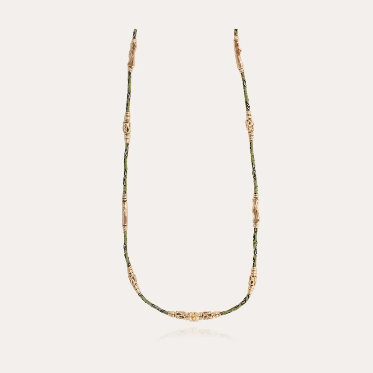 Outlet Gas Bijoux Lima long necklace gold Green