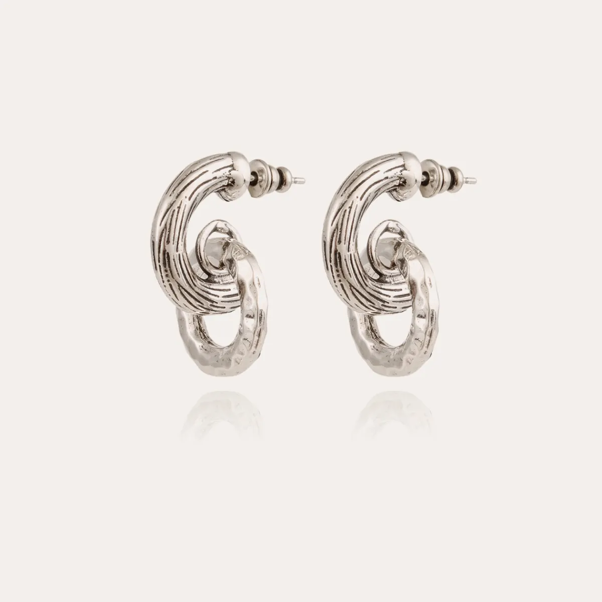 Hot Gas Bijoux Lizette earrings silver NOCOLOR