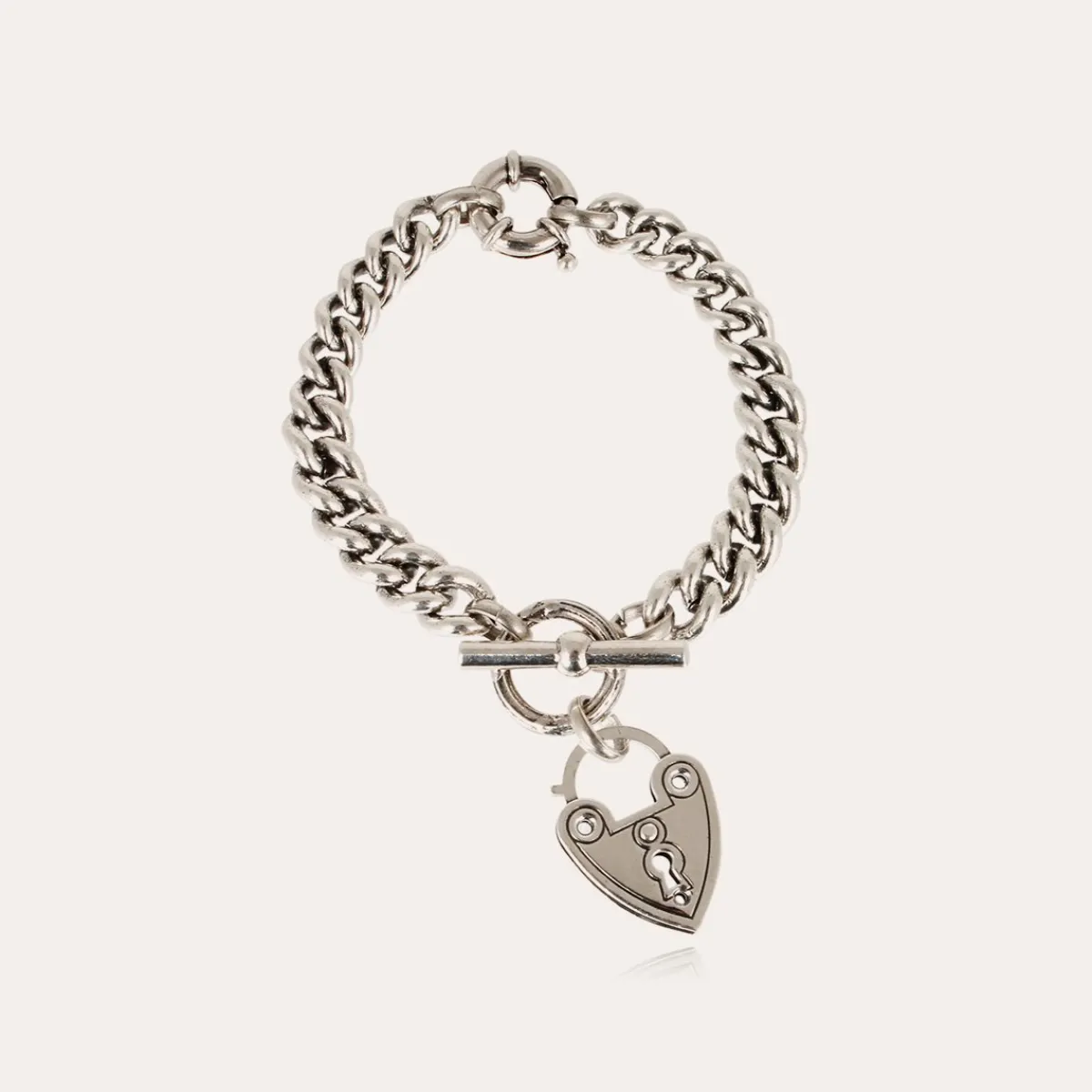 Fashion Gas Bijoux Locked bracelet silver NOCOLOR