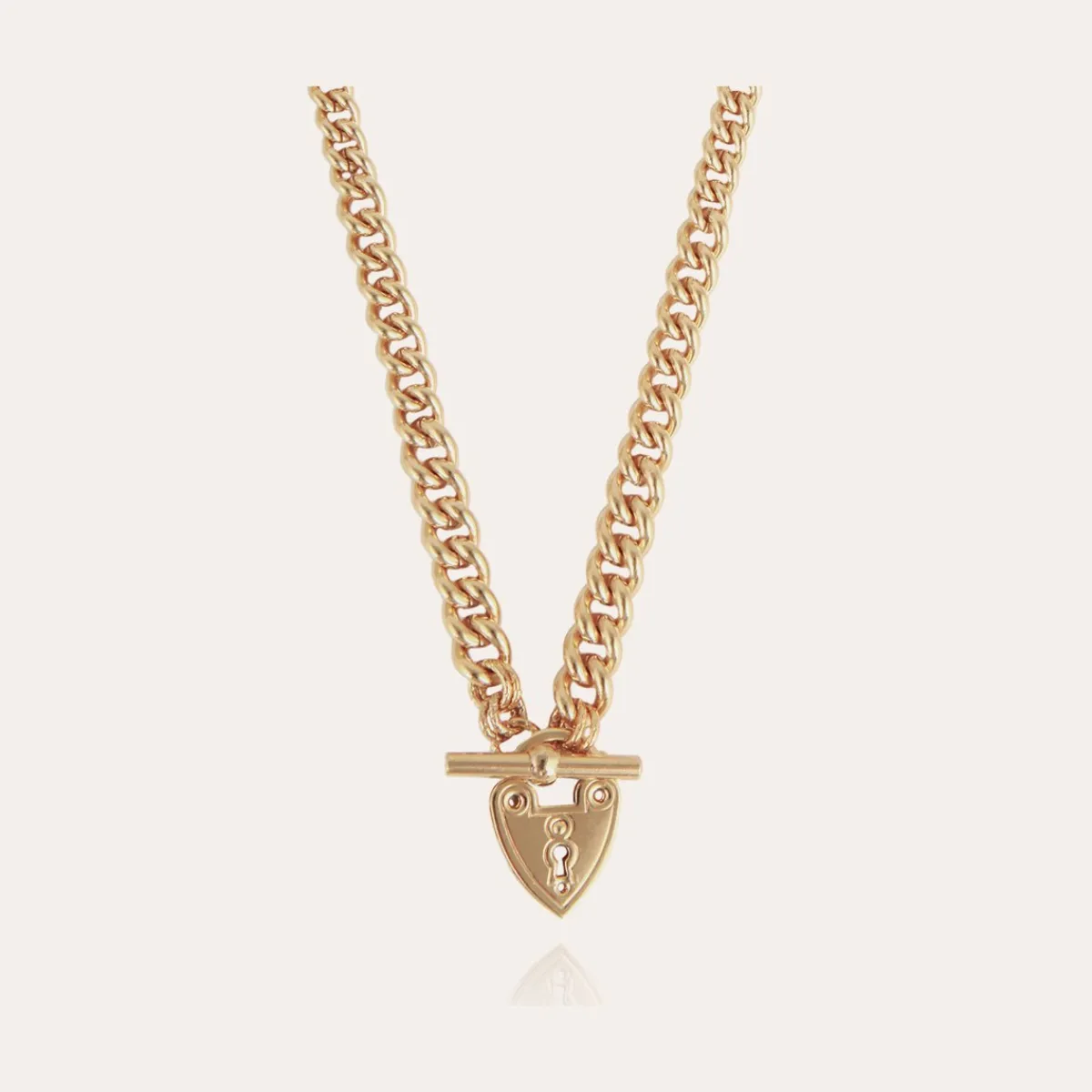 Online Gas Bijoux Locked necklace gold NOCOLOR