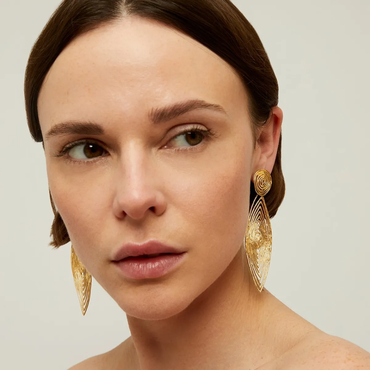 Cheap Gas Bijoux Longwave earrings small size gold NOCOLOR