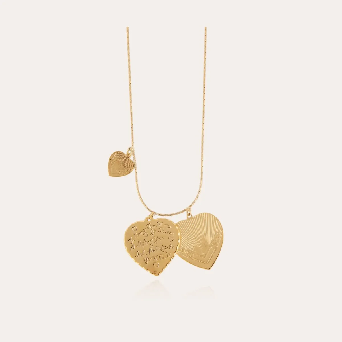 Store Gas Bijoux Love necklace gold NOCOLOR