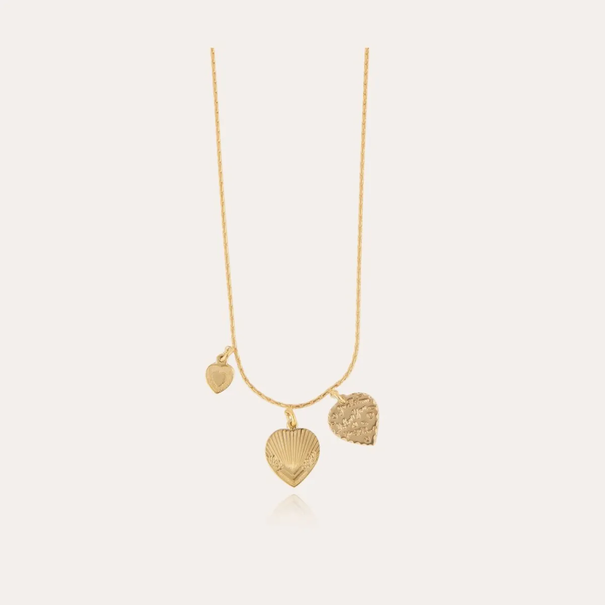 New Gas Bijoux Love necklace mini gold NOCOLOR