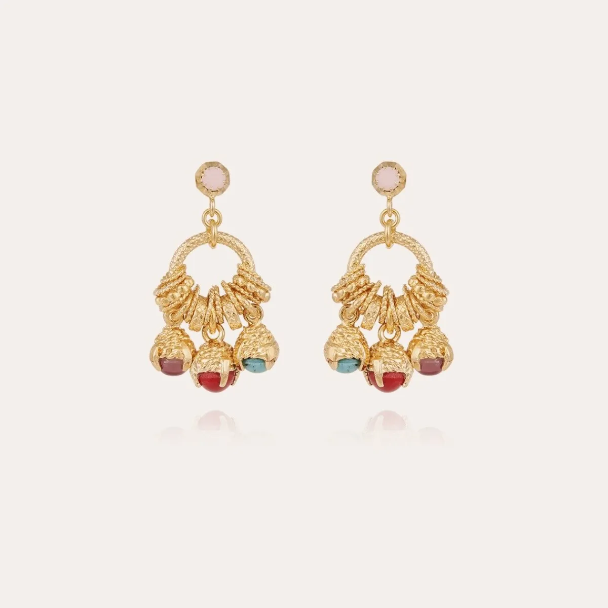 Clearance Gas Bijoux Lucce Maranzana earrings gold Redmultico