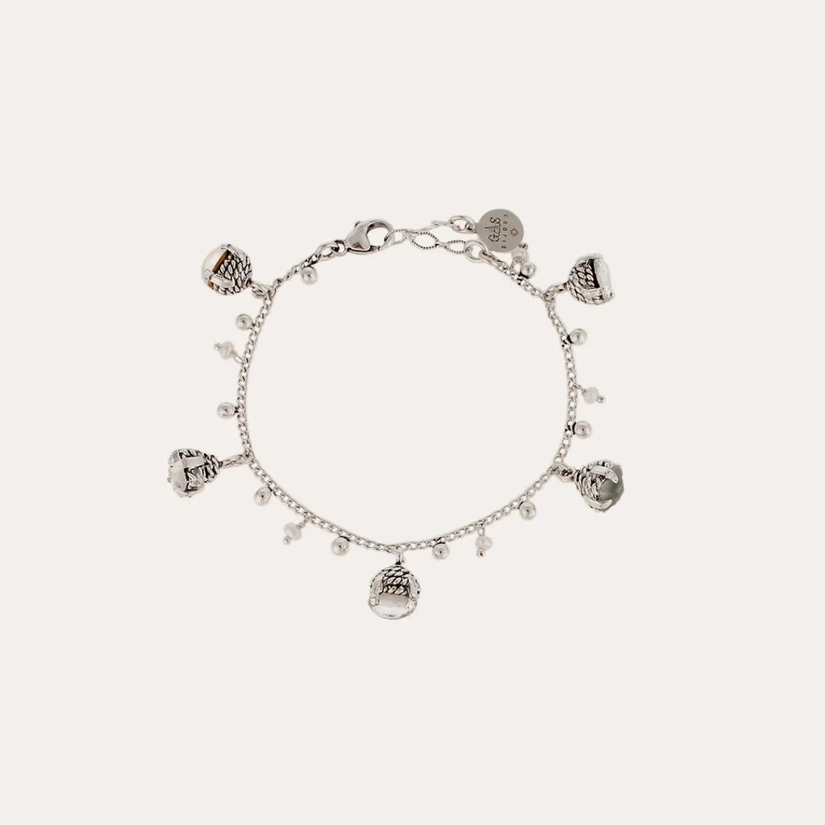 Clearance Gas Bijoux Lucce Serti bracelet silver Crystal