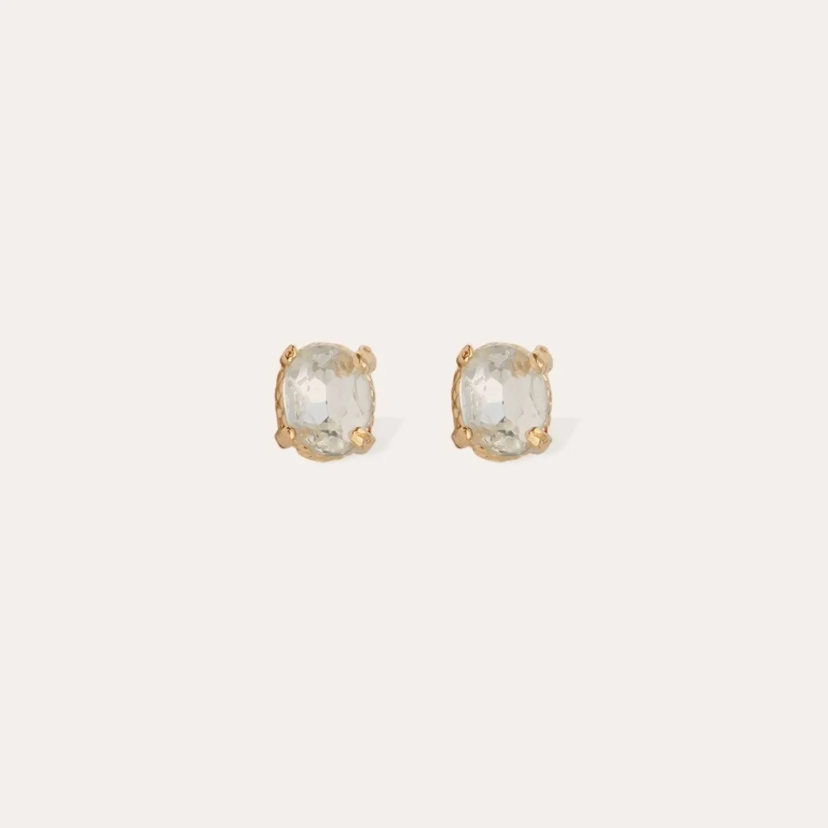 Discount Gas Bijoux Lucce studs earrings gold Crystal