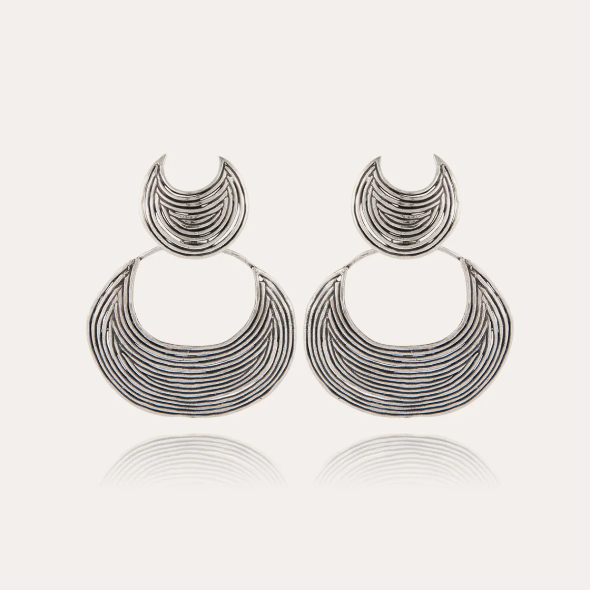 Best Sale Gas Bijoux Luna Wave earrings silver NOCOLOR