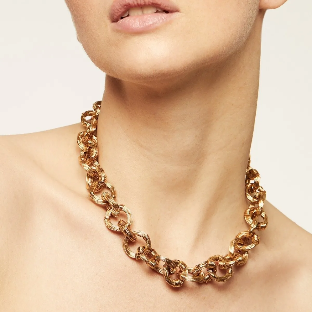 Store Gas Bijoux Maille Ariane necklace gold NOCOLOR