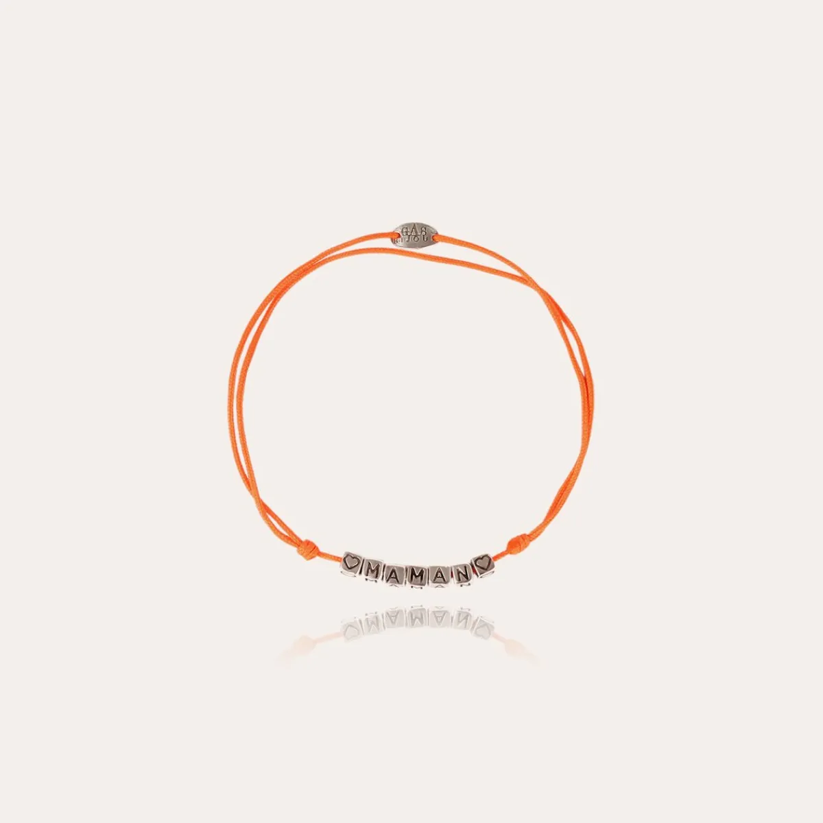 Shop Gas Bijoux Maman kids bracelet silver Orange