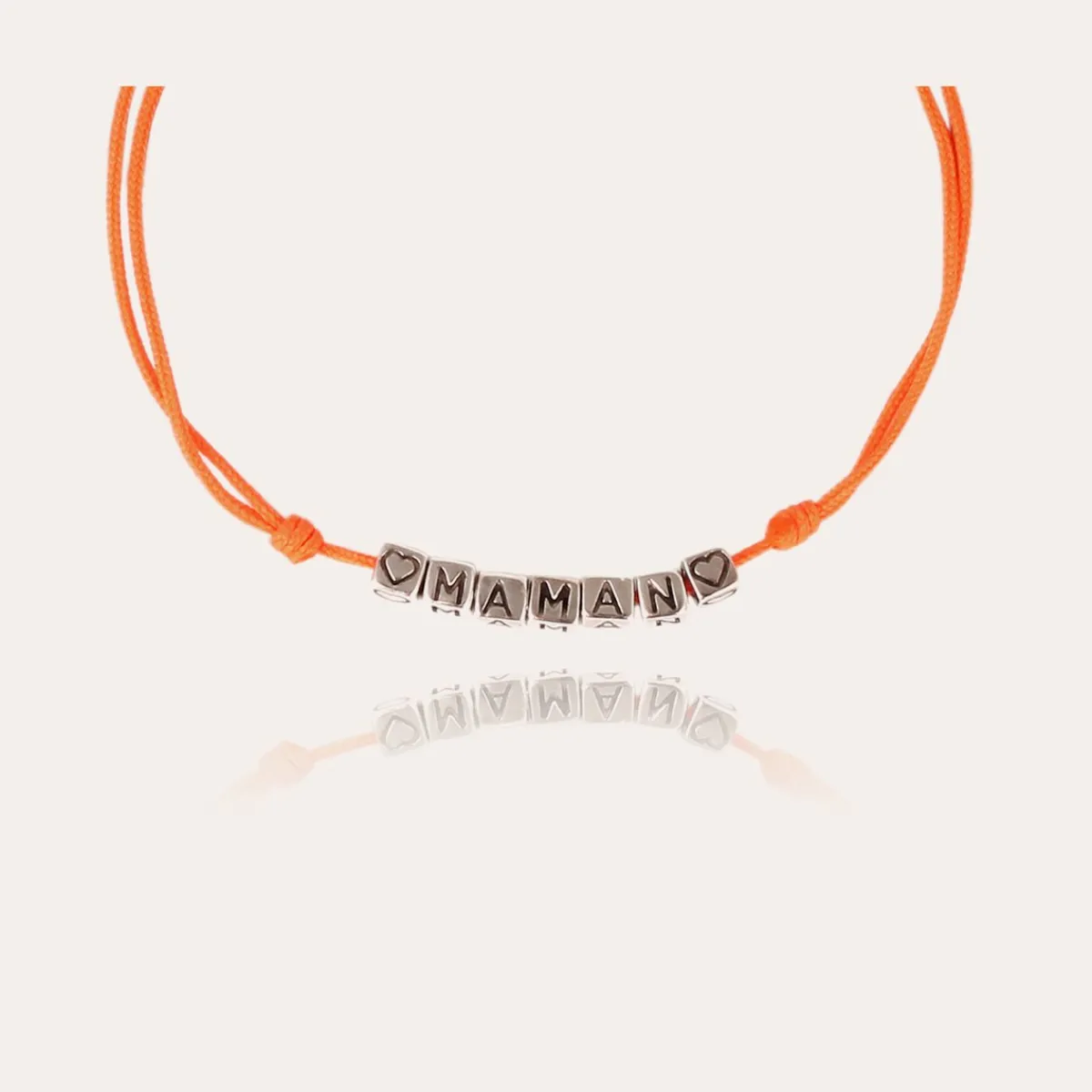 Shop Gas Bijoux Maman kids bracelet silver Orange