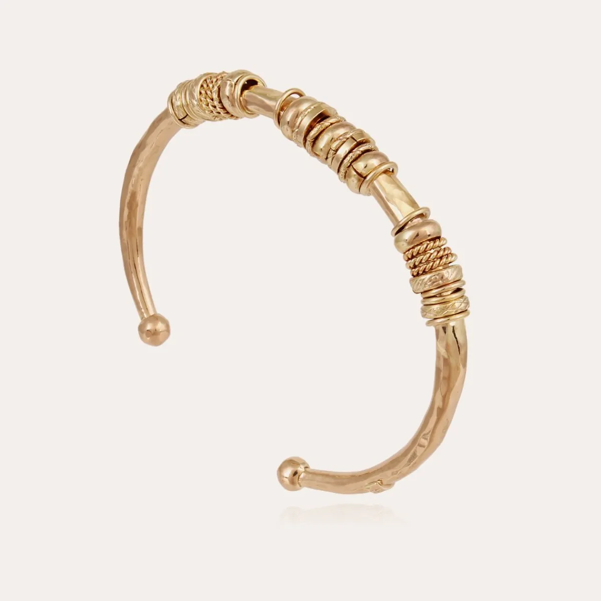 Fashion Gas Bijoux Maranzana bangle bracelet large size gold NOCOLOR