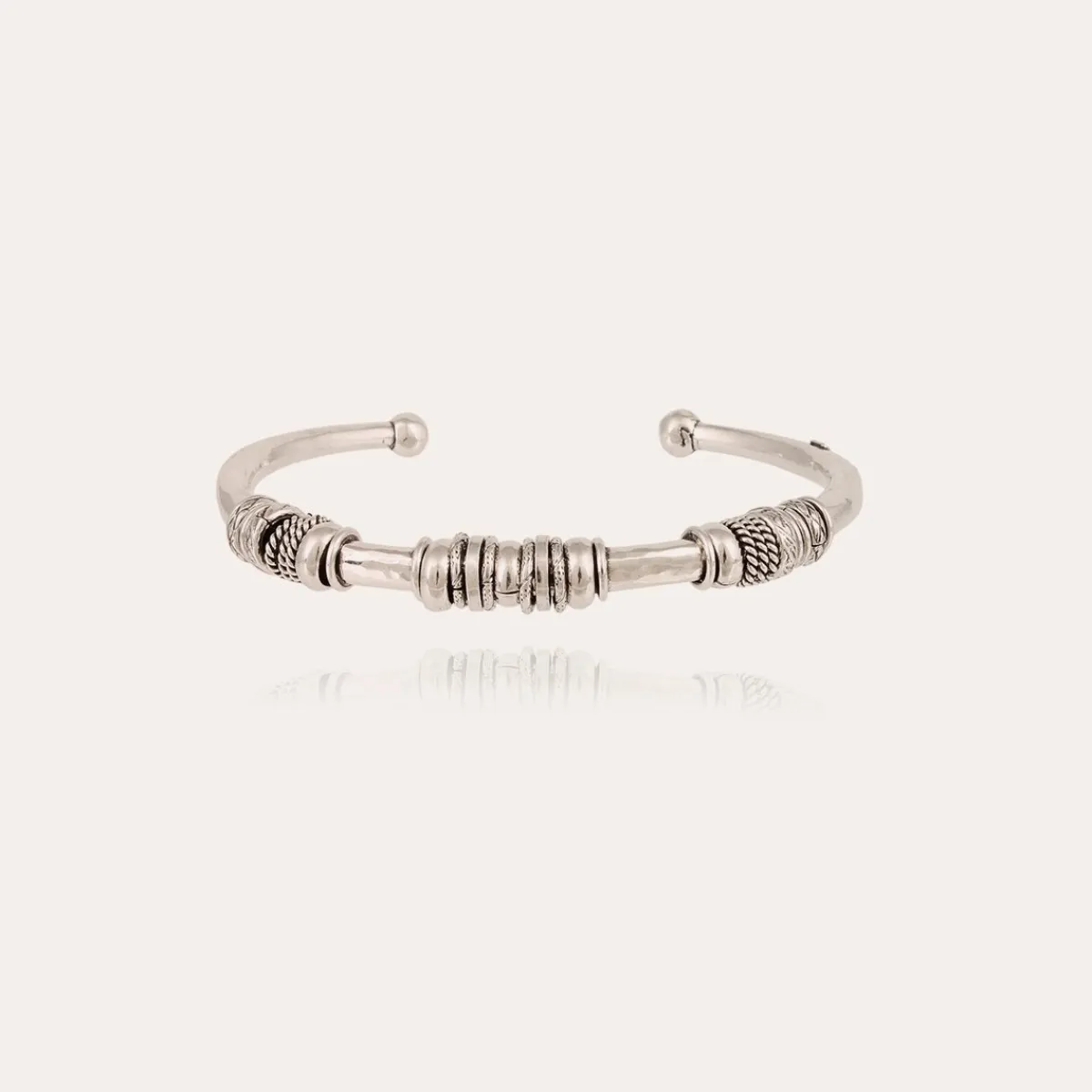 Outlet Gas Bijoux Maranzana bangle bracelet large size silver NOCOLOR