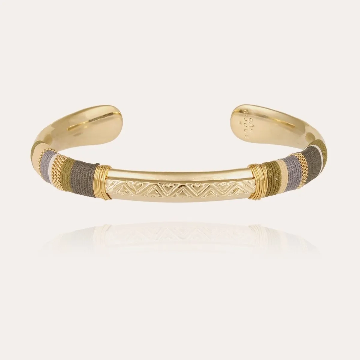 Sale Gas Bijoux Massai bracelet gold Greenmultico