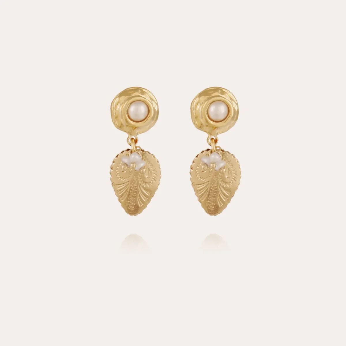 Best Sale Gas Bijoux Melodie earrings gold White