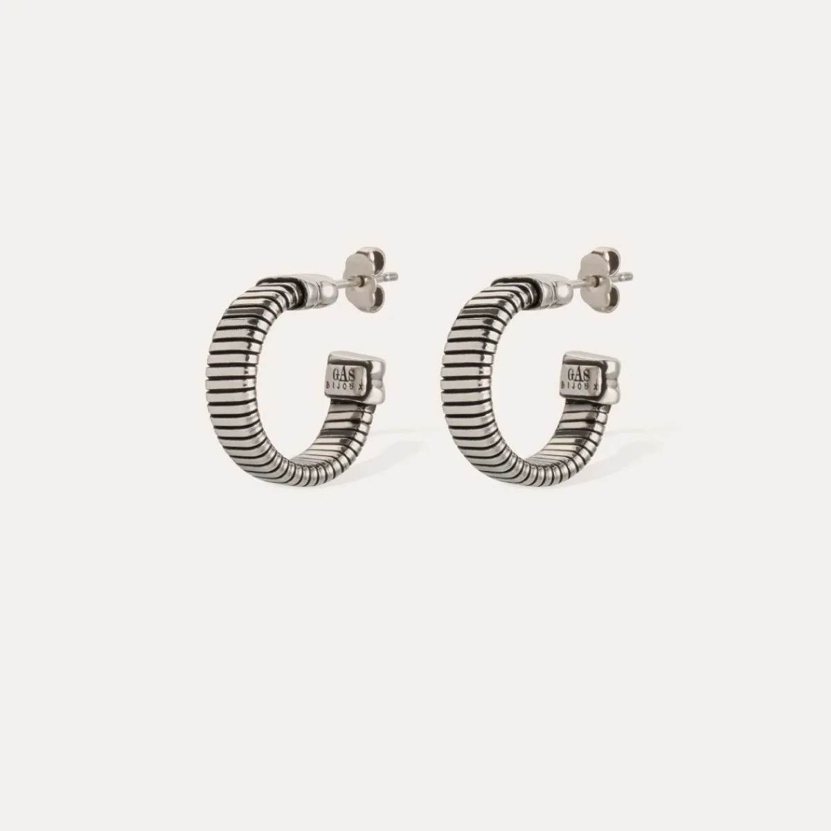 Flash Sale Gas Bijoux Milo hoop earrings mini silver NOCOLOR