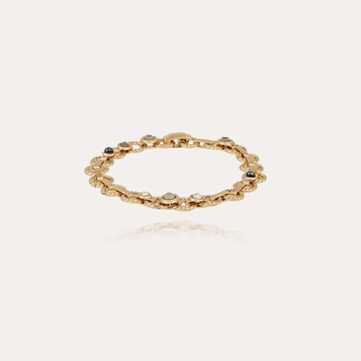 Shop Gas Bijoux Mistral bracelet gold Grey