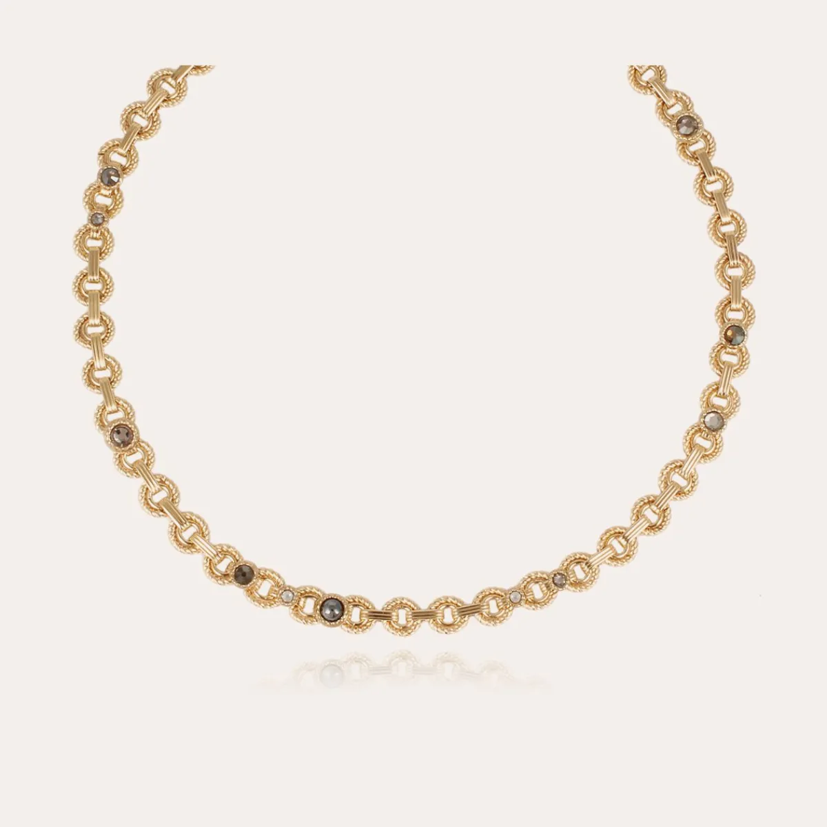 Online Gas Bijoux Mistral necklace gold Grey