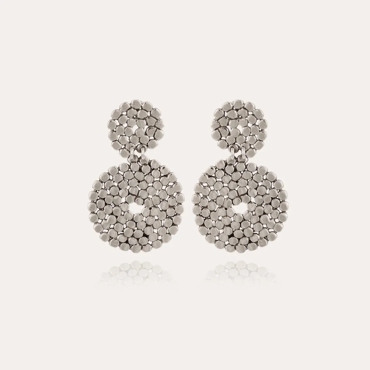 Best Sale Gas Bijoux Onde Lucky earrings mini silver NOCOLOR