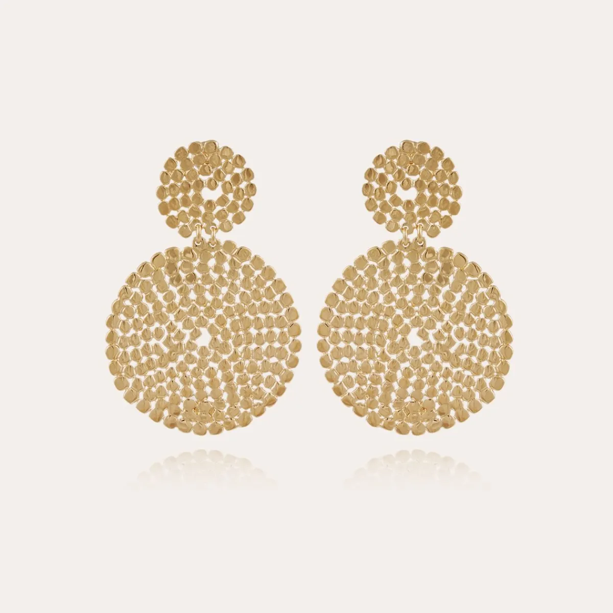 Store Gas Bijoux Onde Lucky earrings small size gold NOCOLOR