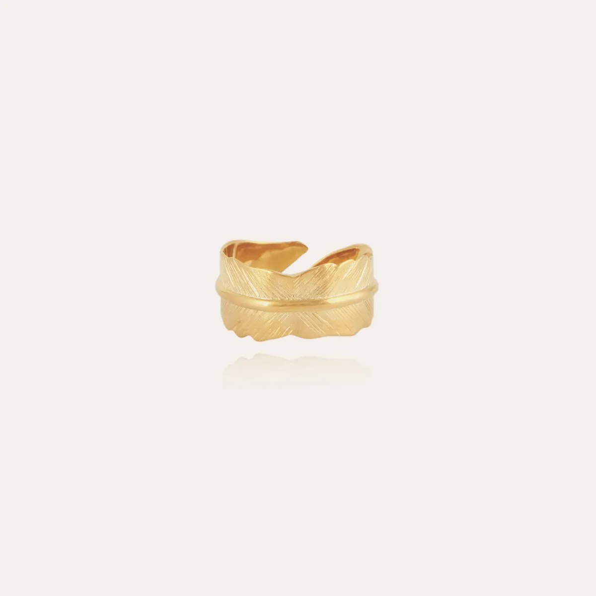 Flash Sale Gas Bijoux Penna ring large size gold NOCOLOR