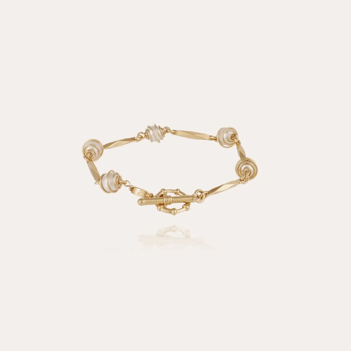 Flash Sale Gas Bijoux Perla bracelet gold Whitemotherofpearl