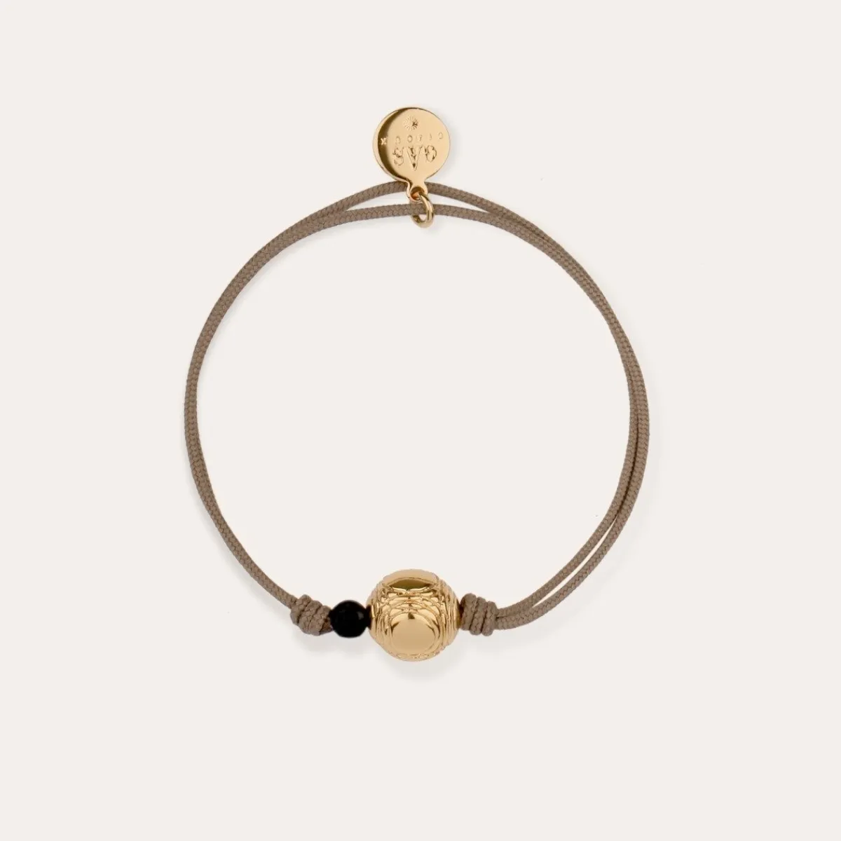 Flash Sale Gas Bijoux Petanque bracelet gold Taupe